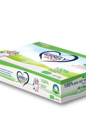 Thùng Wisely Gold Sữa tiệt trùng có đường 110ml