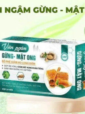 Viêm ngậm gừng - mật ong